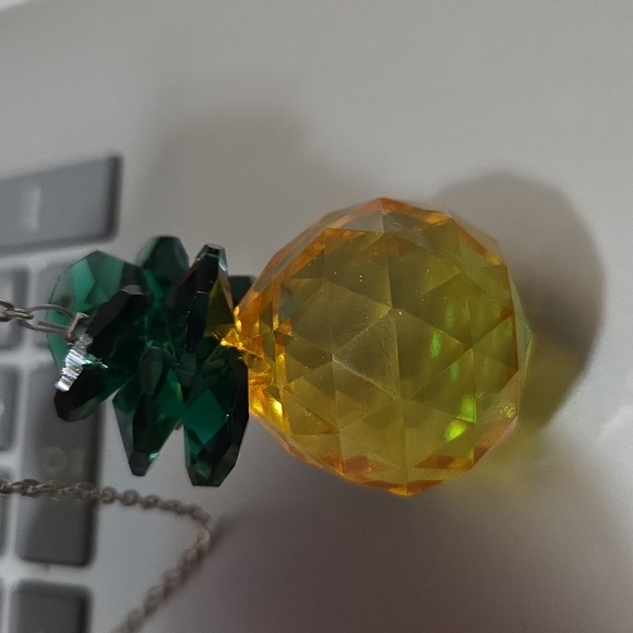Pineapple Glass Suncatcher - Picture 3 of 3